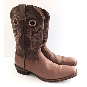 ROCKY Handhewn Handmade in Mexico 4953 All Leather Brown Western Boot 11.5M